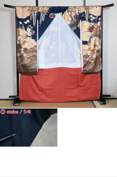 Long-sleeved kimono 6 items set / Furisode / FK#1-768