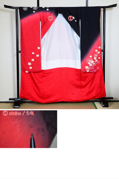 Long-sleeved kimono 6 items set / Furisode / FK#1-223