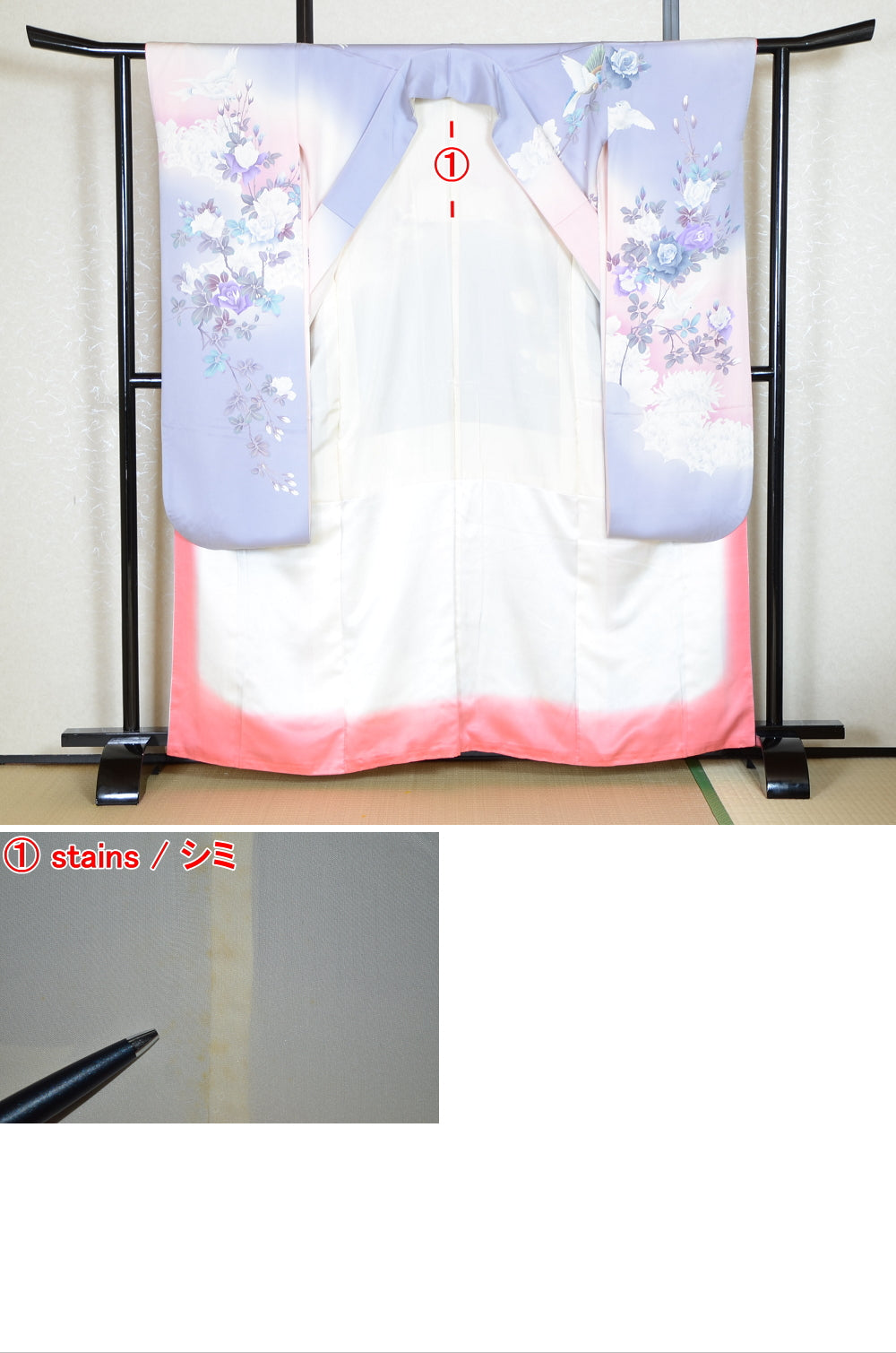 Long-sleeved kimono 6 items set / Furisode / FK#1-694