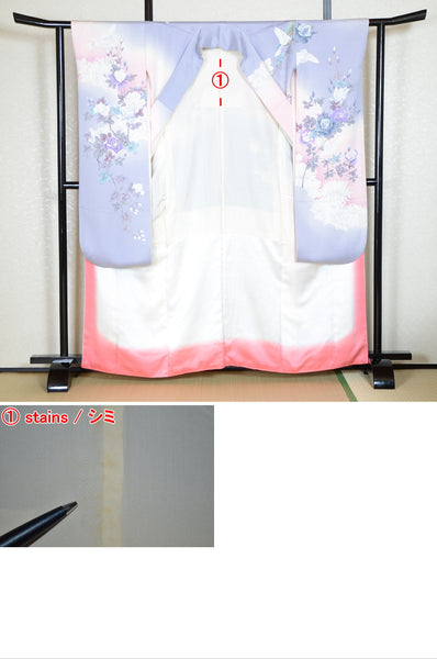 Long-sleeved kimono 6 items set / Furisode / FK#1-694