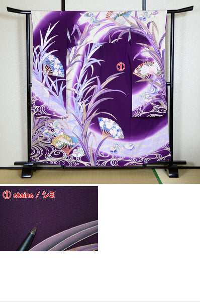 Long-sleeved kimono 6 items set / Furisode / FK#1-379