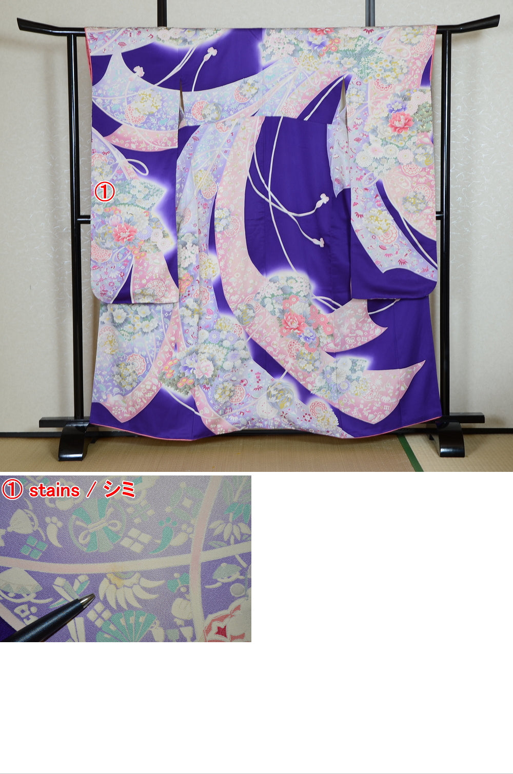 Long-sleeved kimono 6 items set / Furisode / FK#1-762