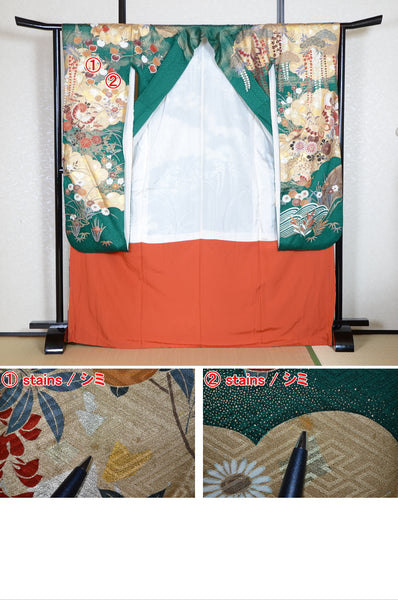 Long-sleeved kimono 6 items set / Furisode / FK#1-721