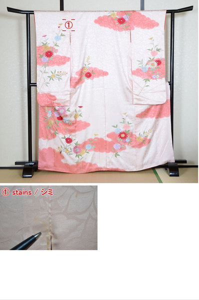 Long-sleeved kimono 6 items set / Furisode / FK#1-573