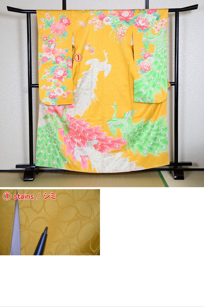 Long-sleeved kimono 6 items set / Furisode / FK#938