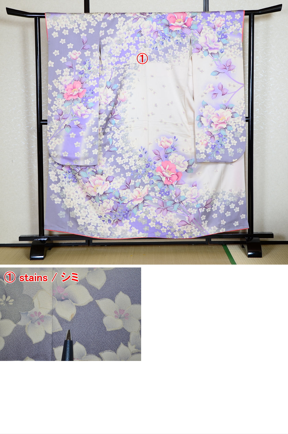 Long-sleeved kimono 6 items set / Furisode / FK#1-244