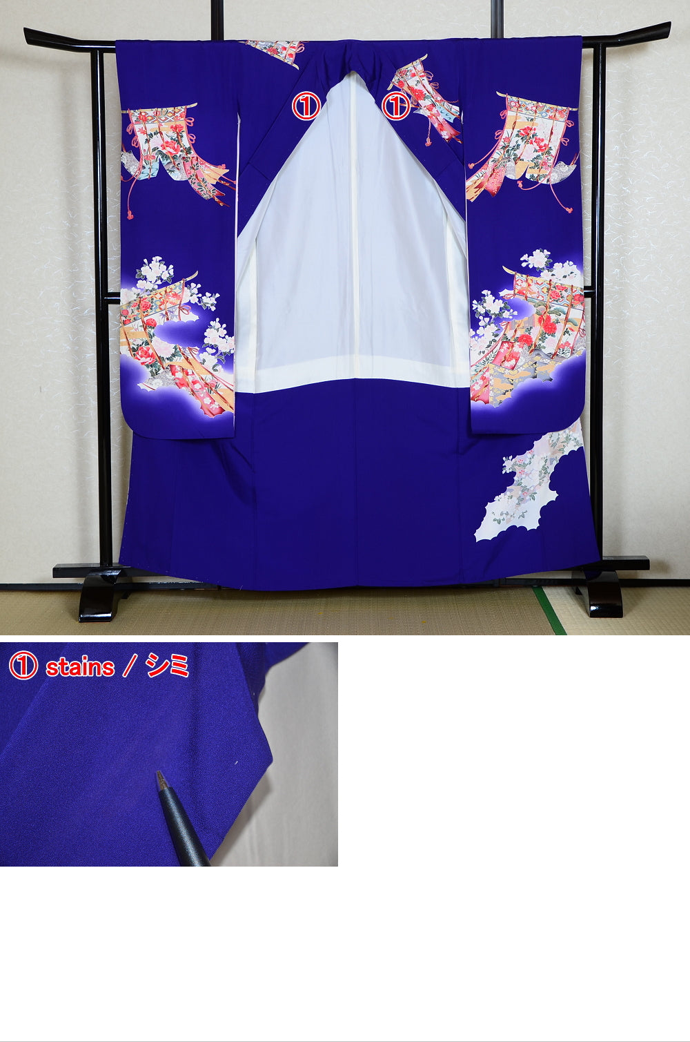 Long-sleeved kimono 6 items set / Furisode / FK#940