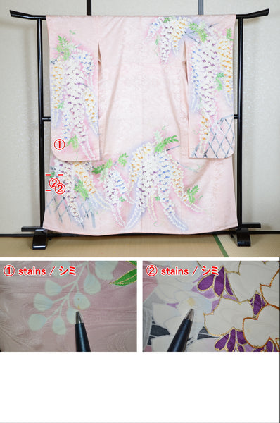 Long-sleeved kimono 6 items set / Furisode / FK#1-562