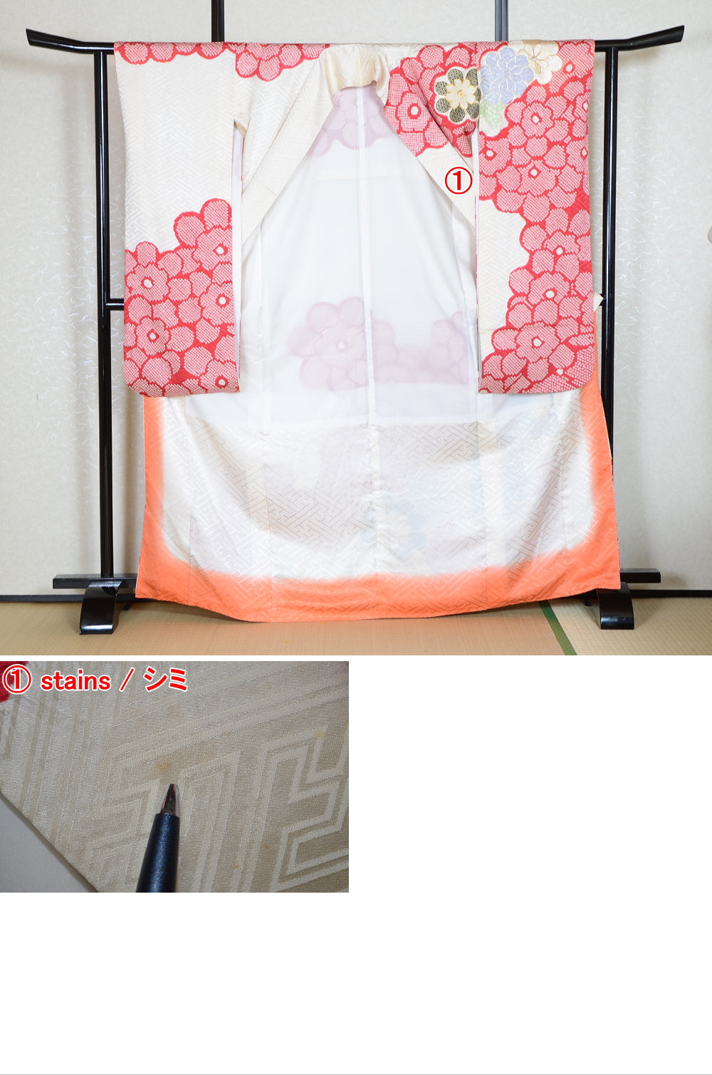 Long-sleeved kimono 6 items set / Furisode / FK#1-724