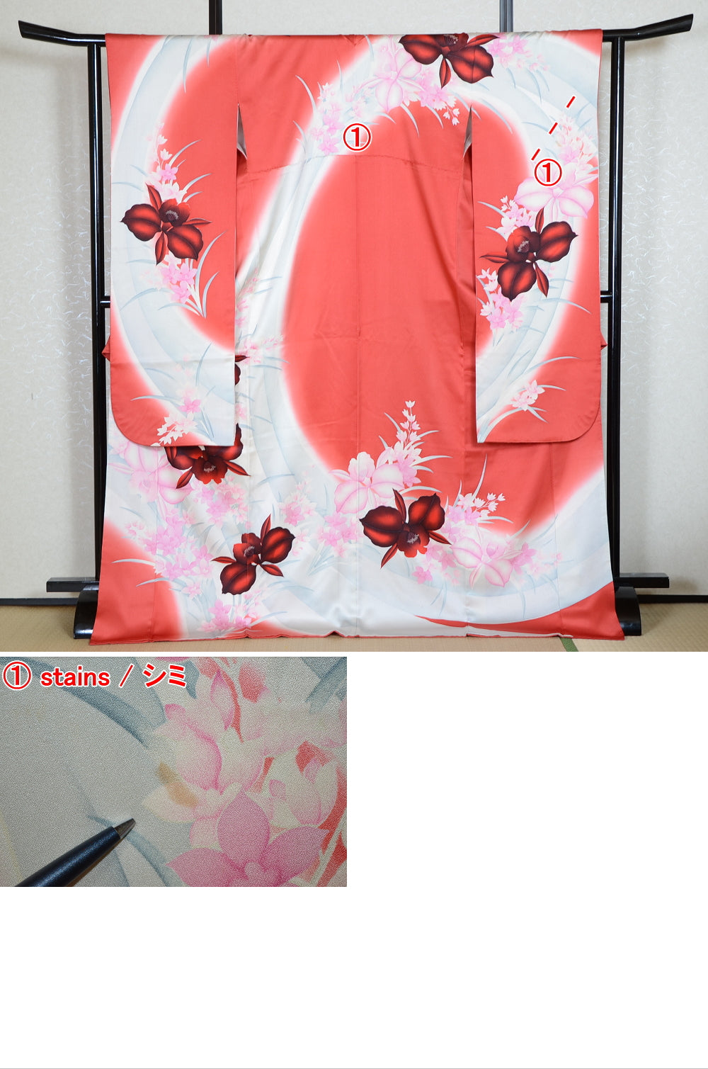 Long-sleeved kimono 6 items set / Furisode / FK#1-700