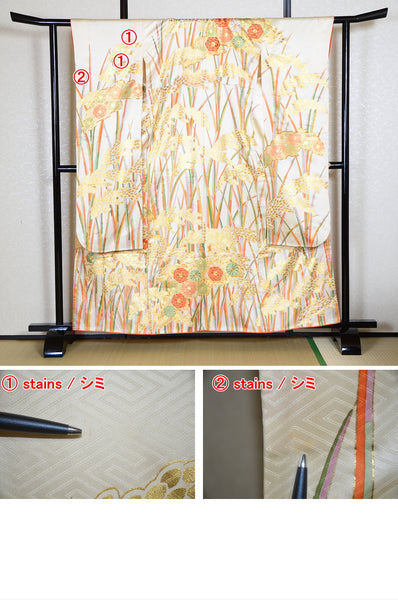 Long-sleeved kimono 6 items set / Furisode / FK#1080