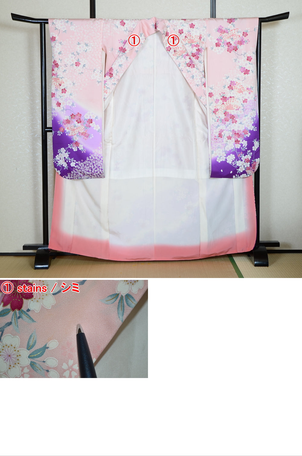 Long-sleeved kimono 6 items set / Furisode / FK#1-806