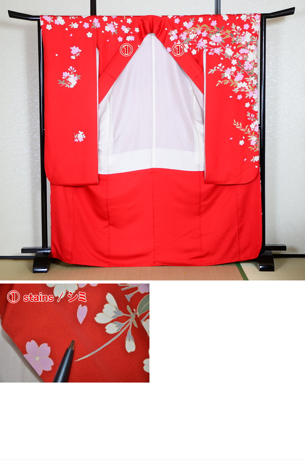 Long-sleeved kimono 6 items set / Furisode / FK#1046