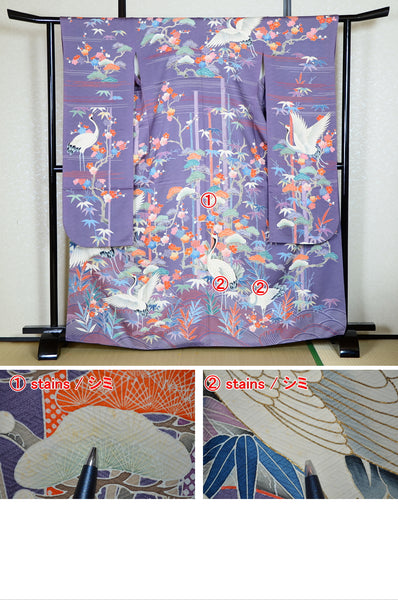 Long-sleeved kimono 6 items set / Furisode / FK#1-366