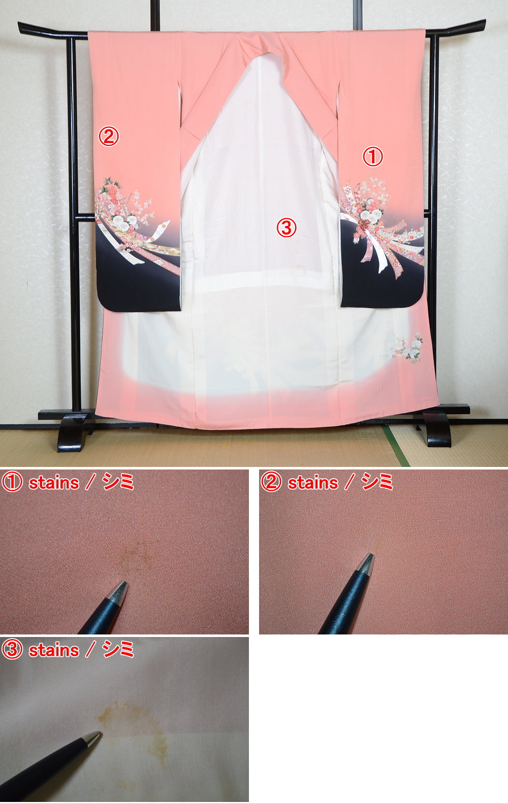 Long-sleeved kimono / Furisode / FK#1-797