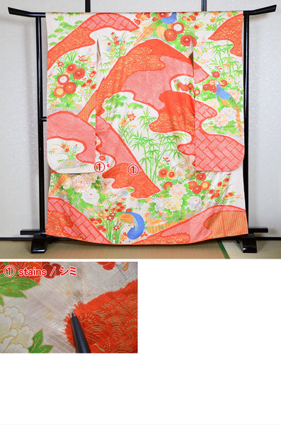 Long-sleeved kimono / Furisode / FK#841