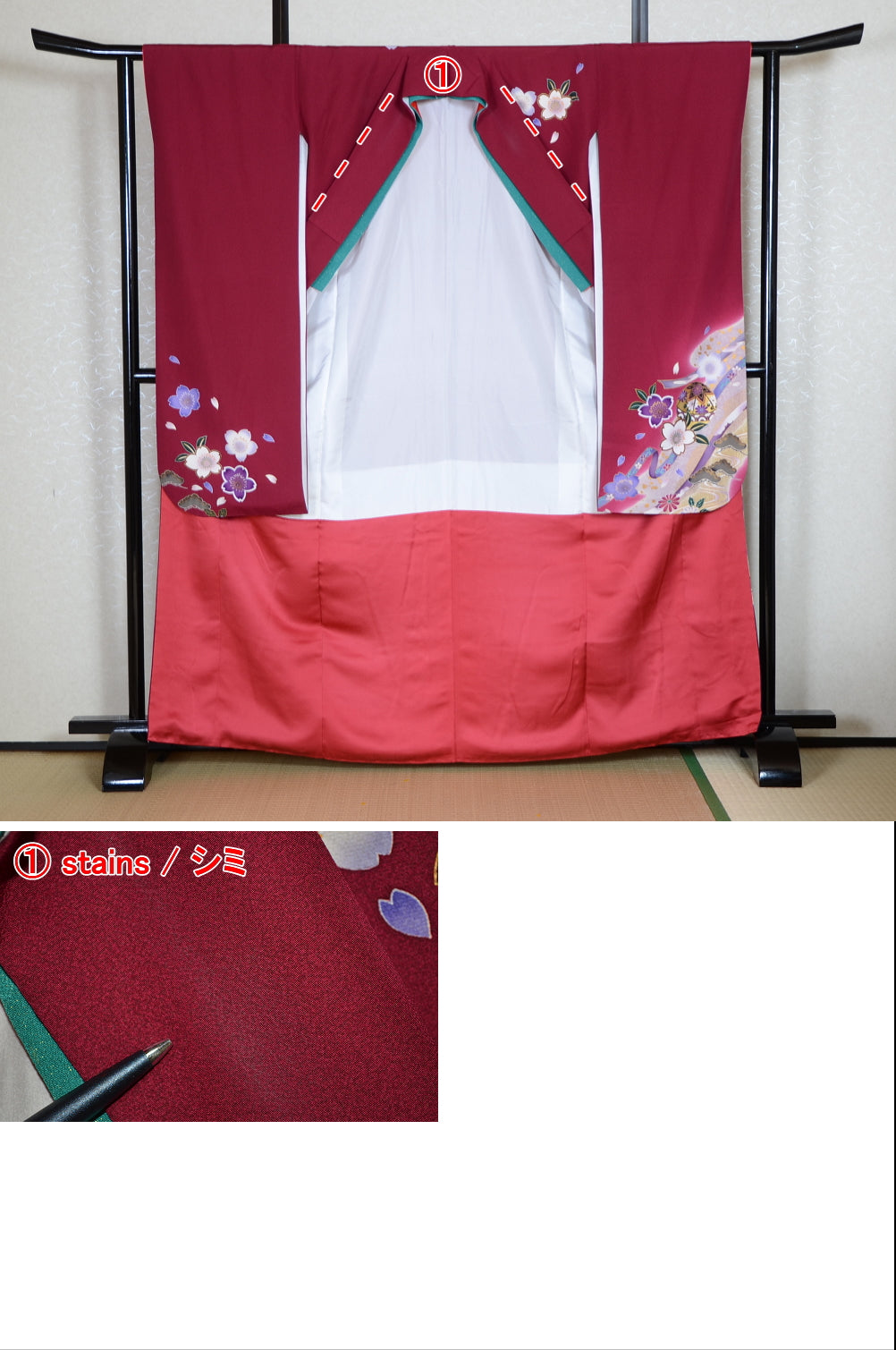 Long-sleeved kimono 6 items set / Furisode / FK#1-532