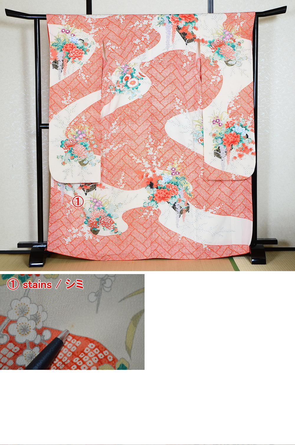 Long-sleeved kimono / Furisode / FK#1-292