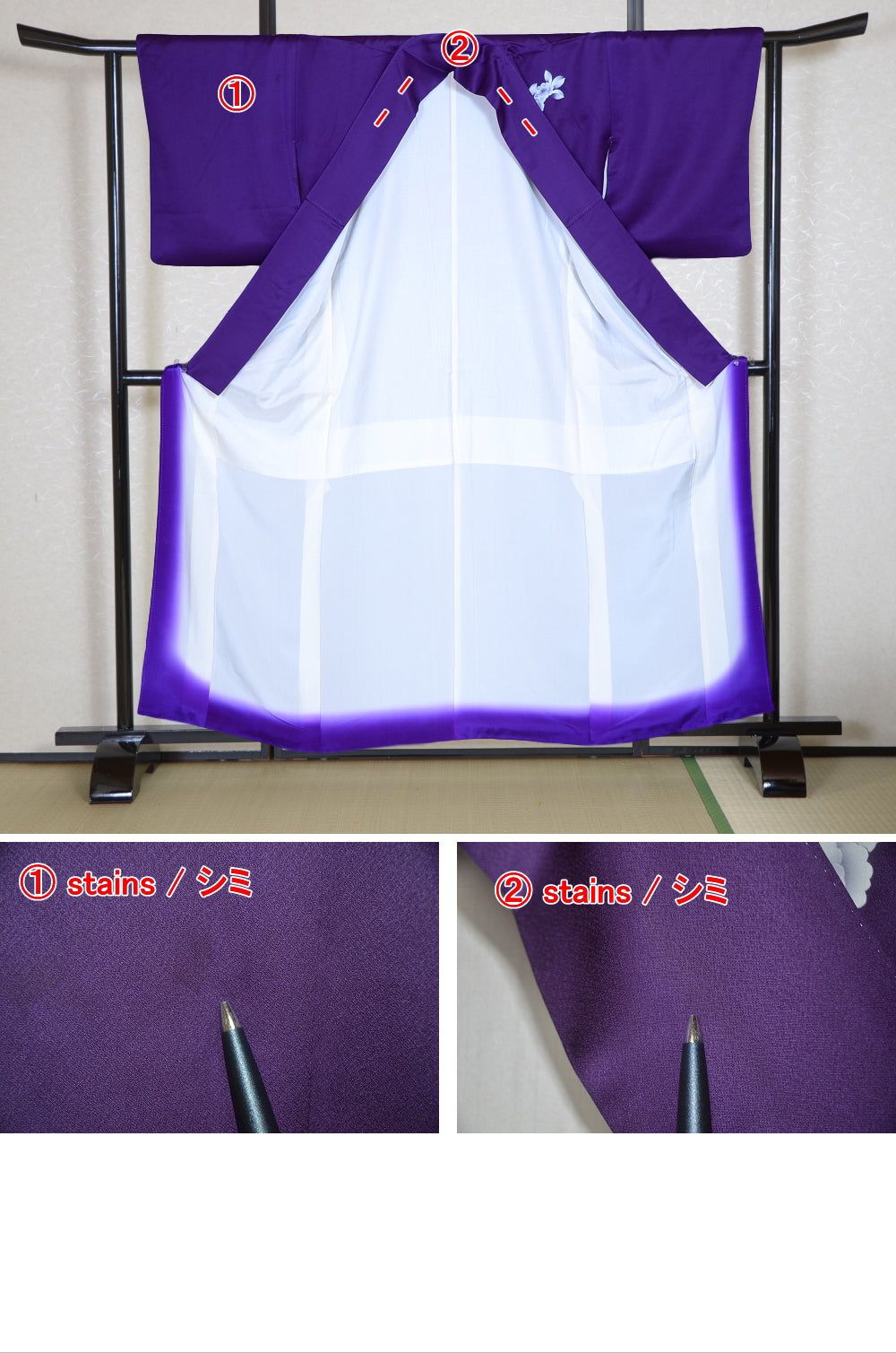 Japanese kimono 6 items set / TK #1306