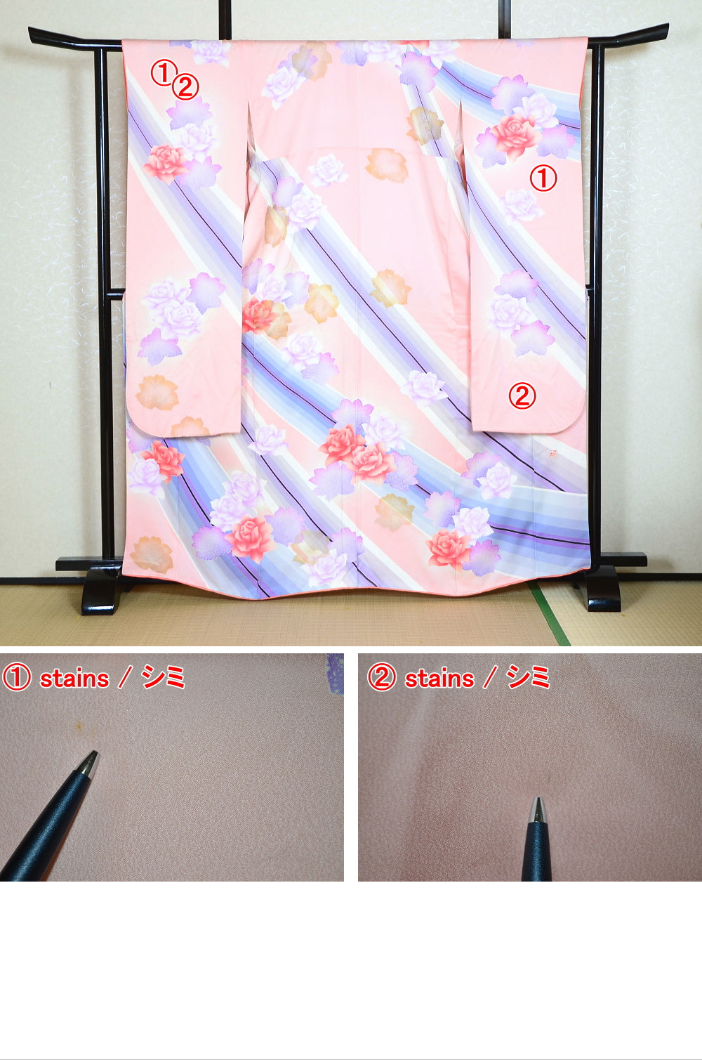 Long-sleeved kimono / Furisode / FK#1-408