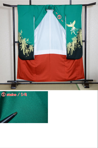 Long-sleeved kimono 6 items set / Furisode / FK#1-547