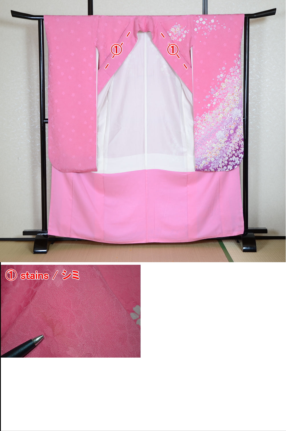 Long-sleeved kimono 6 items set / Furisode / FK#1-546