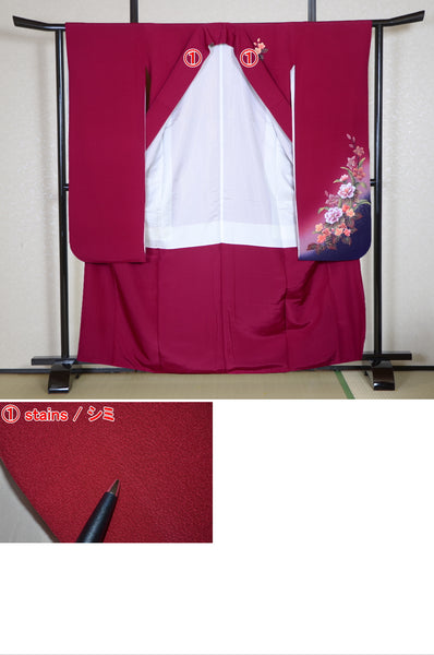 Long-sleeved kimono 6 items set / Furisode / FK#1-833