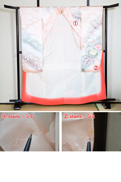 Long-sleeved kimono 6 items set / Furisode / FK#1060
