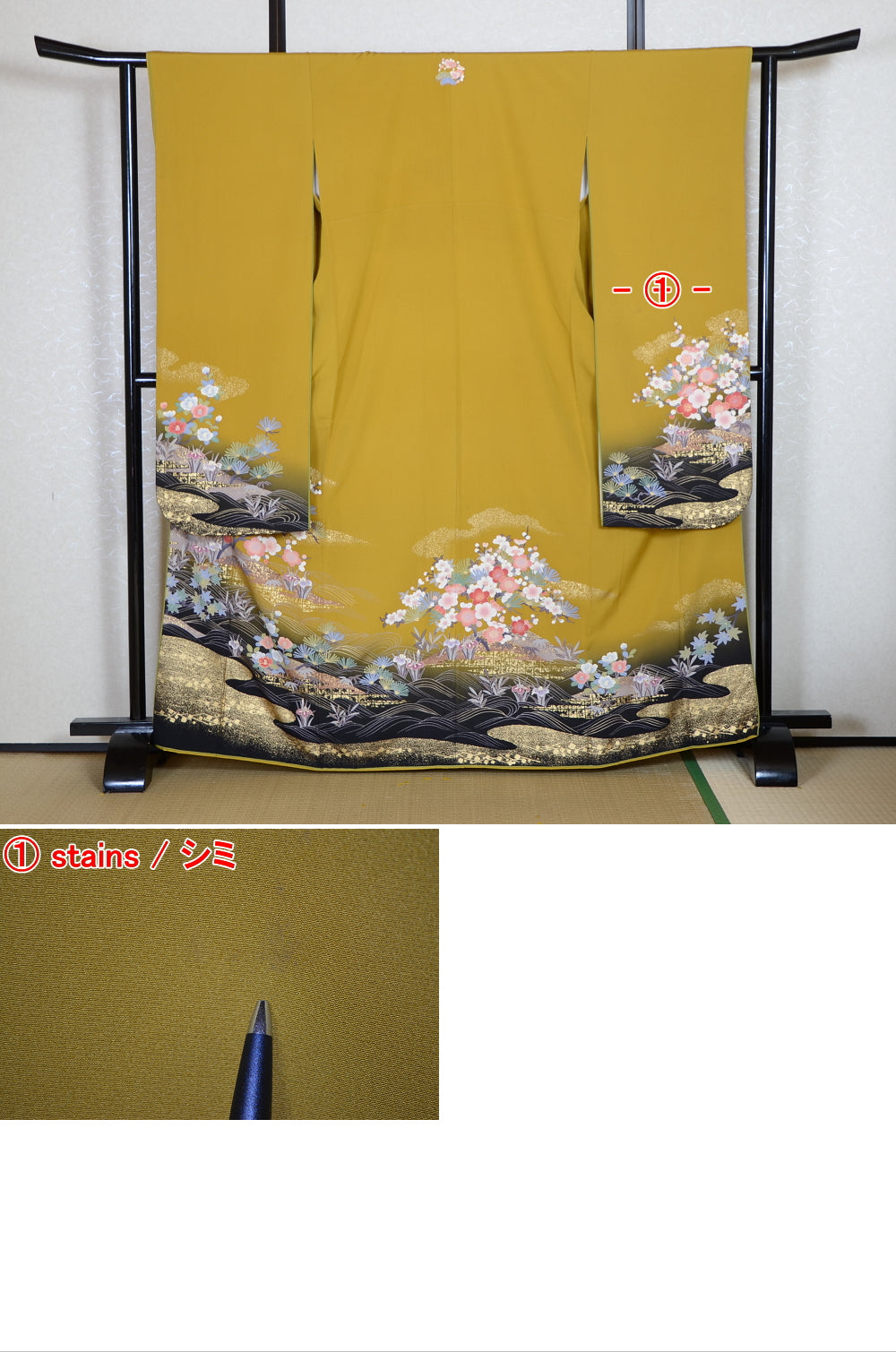 Long-sleeved kimono 6 items set / Furisode / FK#1-825