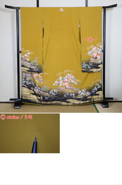 Long-sleeved kimono 6 items set / Furisode / FK#1-825