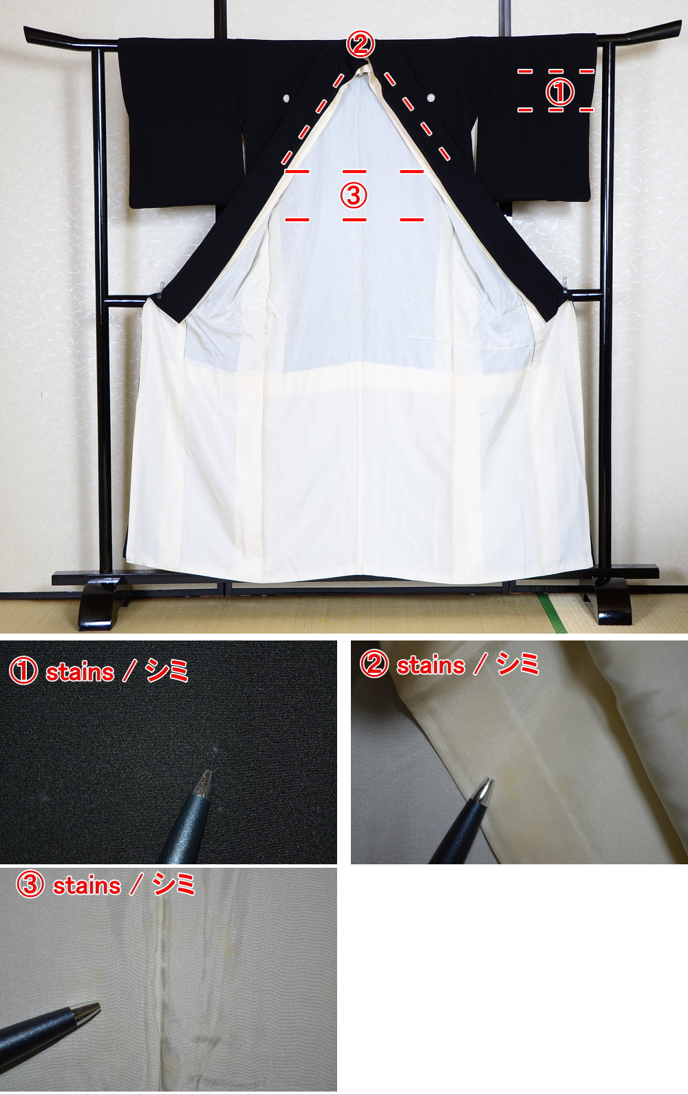 Japanese kimono 6 items set / BK#610