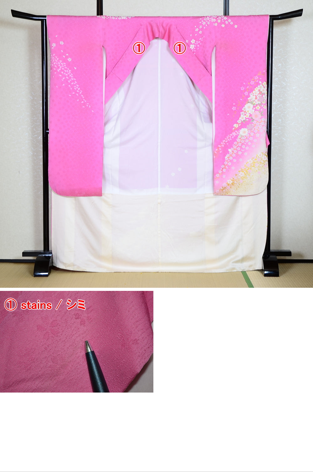 Long-sleeved kimono 6 items set / Furisode / FK#1-385