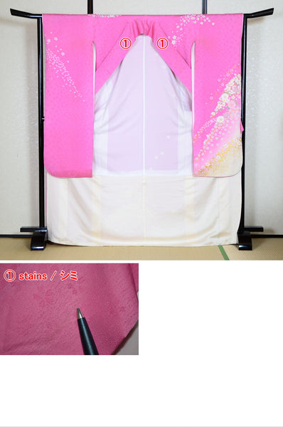 Long-sleeved kimono 6 items set / Furisode / FK#1-385