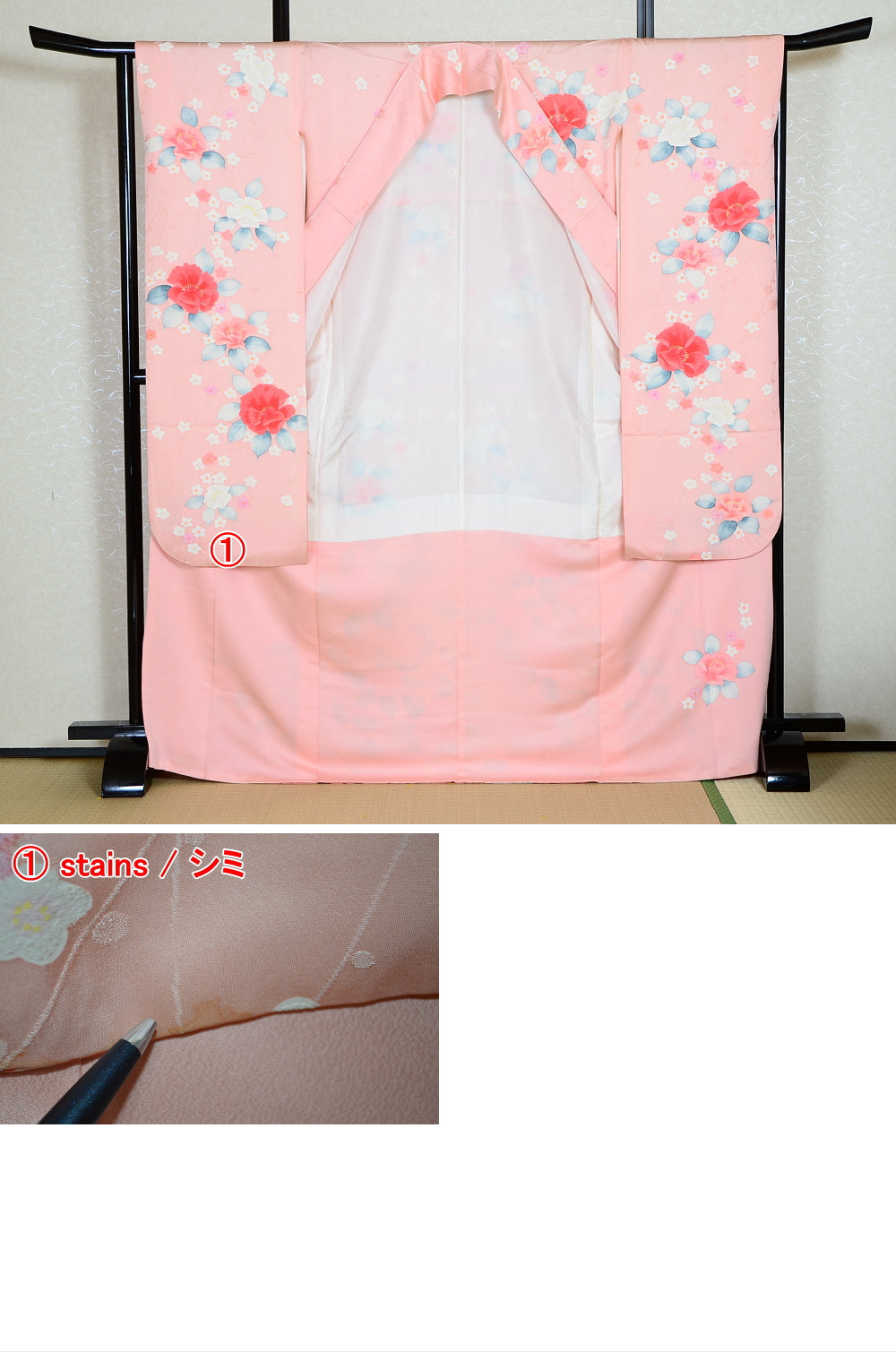 Long-sleeved kimono 6 items set / Furisode / FK#1195