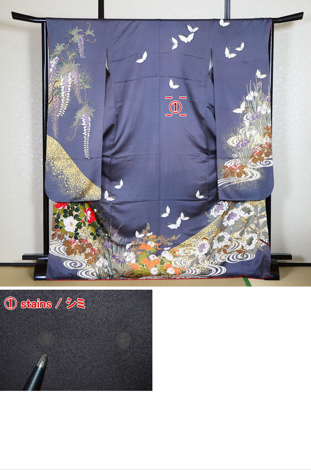 Long-sleeved kimono 6 items set / Furisode / FK#1-392