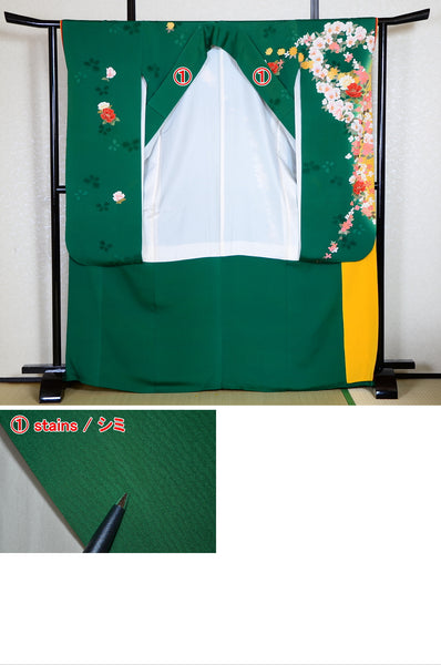 Long-sleeved kimono 6 items set / Furisode / FK#1-303