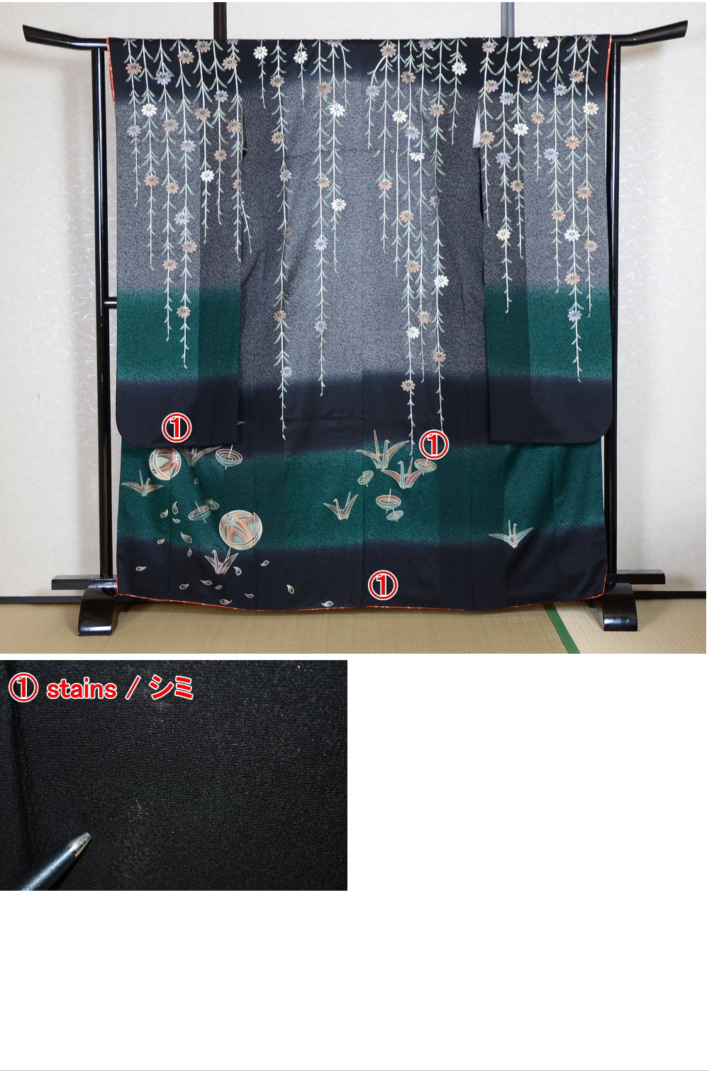 Long-sleeved kimono 6 items set / Furisode / FK#1-588