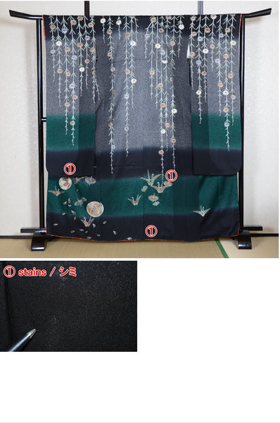 Long-sleeved kimono 6 items set / Furisode / FK#1-588