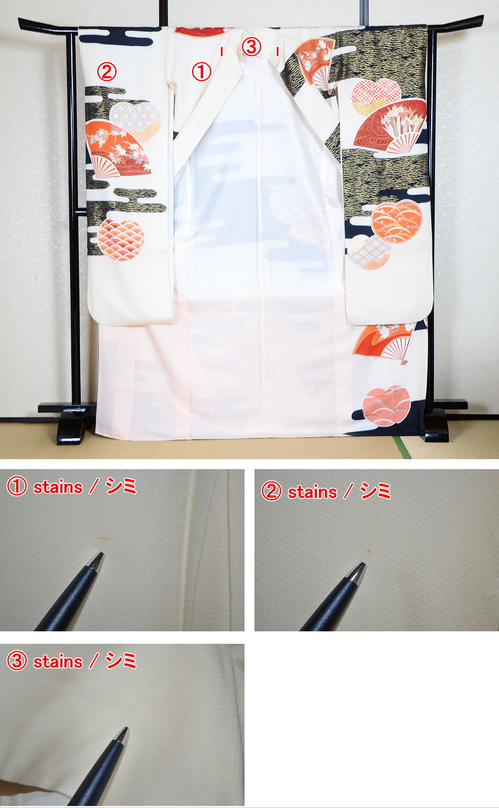 Long-sleeved kimono 6 items set / Furisode / FK#1-439