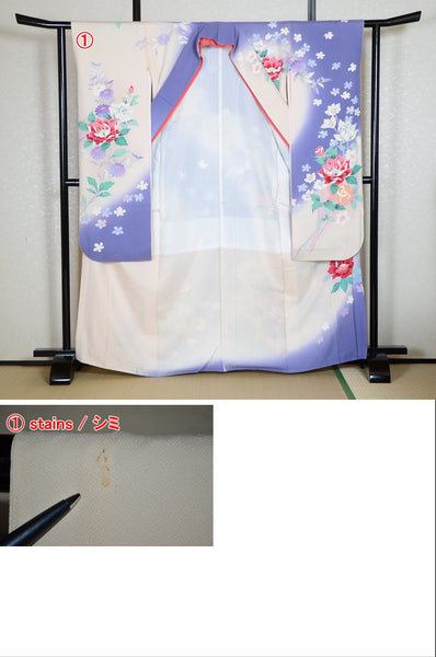 Long-sleeved kimono 6 items set / Furisode / FK#1-528