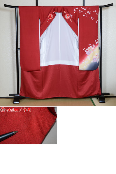 Long-sleeved kimono 6 items set / Furisode / FK#1-767