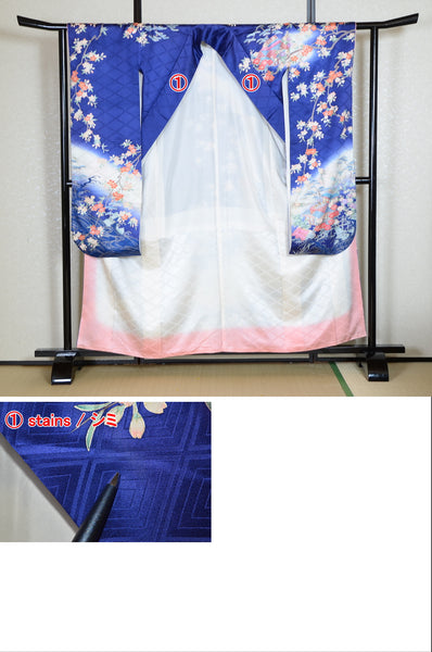 Long-sleeved kimono 6 items set / Furisode / FK#1-565