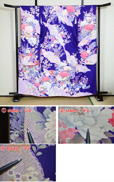 Long-sleeved kimono 6 items set / Furisode / FK#1127