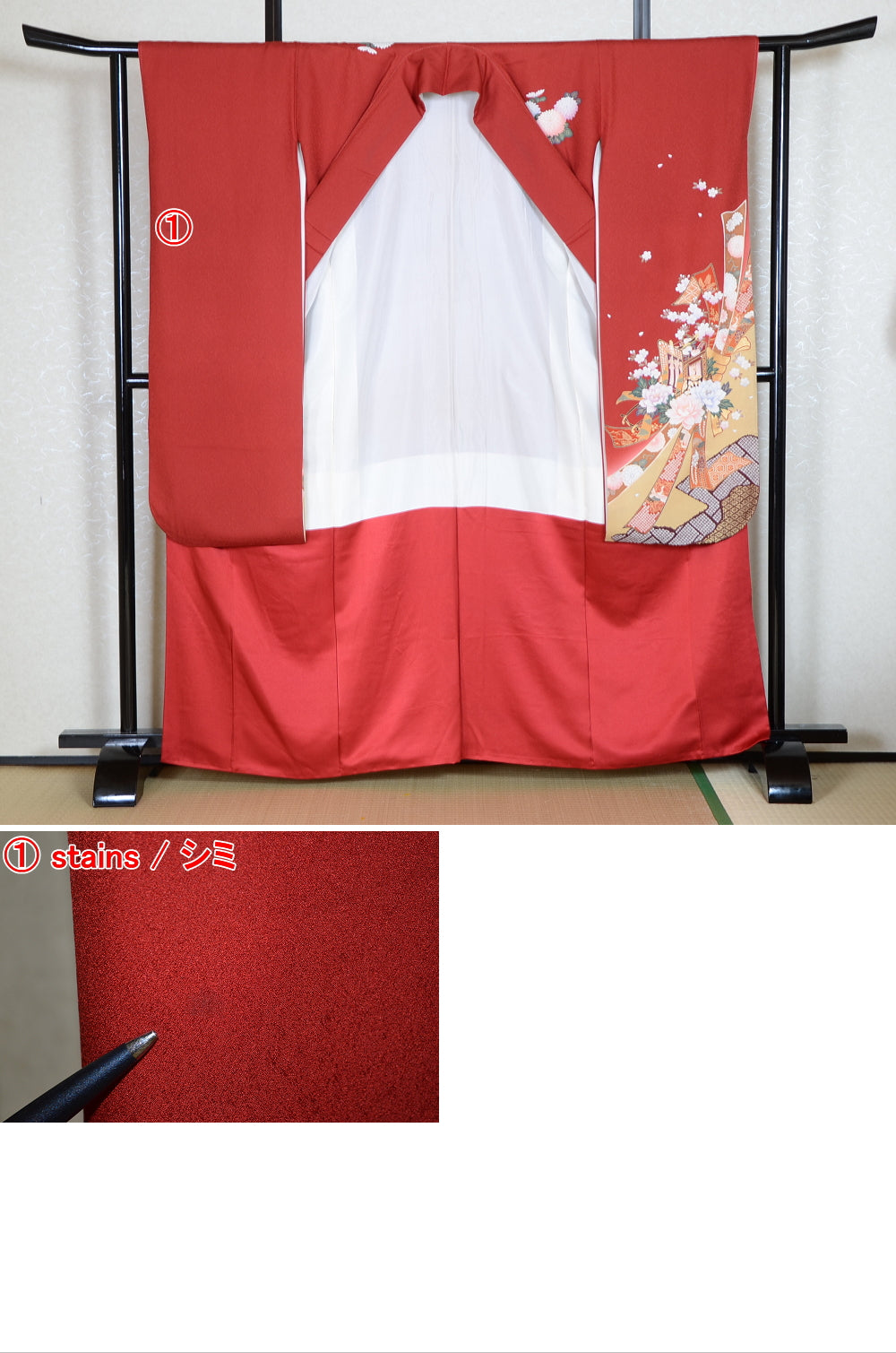 Long-sleeved kimono 6 items set / Furisode / FK#1-714