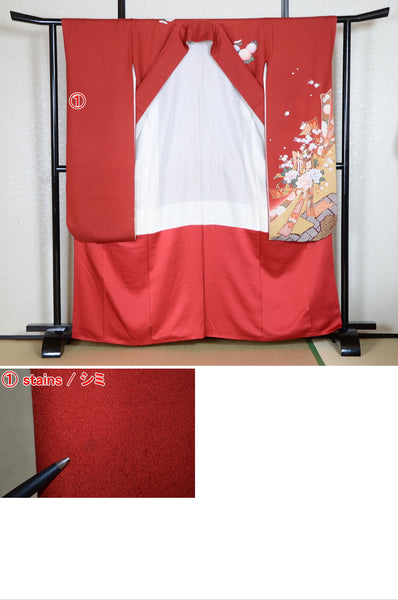 Long-sleeved kimono 6 items set / Furisode / FK#1-714