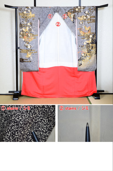Long-sleeved kimono 6 items set / Furisode / FK#1-671