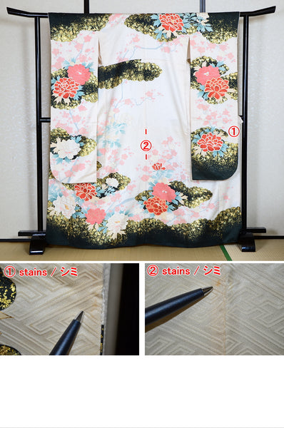 Long-sleeved kimono 6 items set / Furisode / FK#1-661