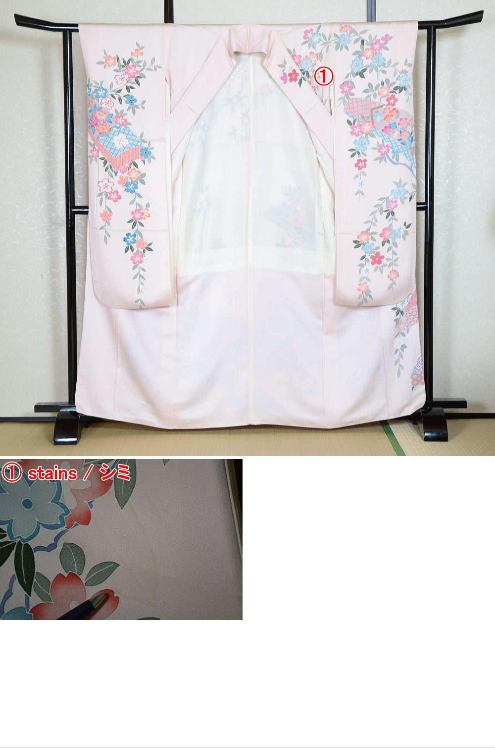 Long-sleeved kimono 6 items set / Furisode / FK#1-689