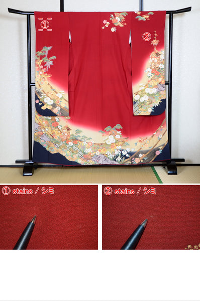 Long-sleeved kimono 6 items set / Furisode / FK#1-679