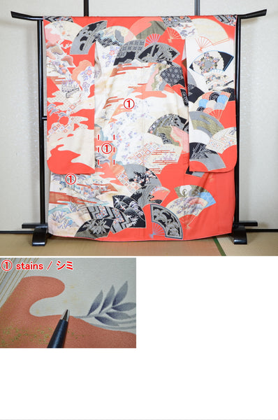 Long-sleeved kimono 6 items set / Furisode / FK#1-815